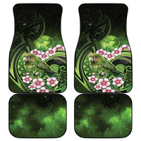 New Zealand Aotearoa Kakapo Car Mats Maori Pattern With Manuka Galaxy Style - Polynesian Pride