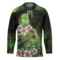 New Zealand Aotearoa Kakapo Hockey Jersey Maori Pattern With Manuka Galaxy Style - Polynesian Pride
