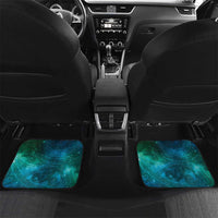 New Zealand Tui Bird Car Mats Maori Koru With Pohutukawa Galaxy Style - Polynesian Pride