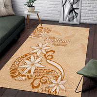 New Zealand Auckland Folk Festival Area Rug Vintage Style LT05 Brown - Polynesian Pride