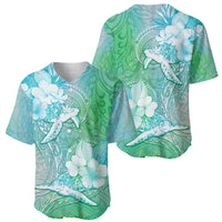 Couple Sea Turtle One Love One Heart Baseball Jersey LT05 - Polynesian Pride