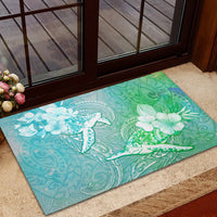 Couple Sea Turtle One Love One Heart Rubber Doormat LT05 - Polynesian Pride