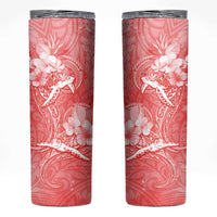 Polynesia Sea Turtle Couple Skinny Tumbler Happy Valentine Day Red LT05