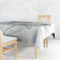 Polynesia Sea Turtle Couple Tablecloth Happy Valentine Day White LT05 - Polynesian Pride