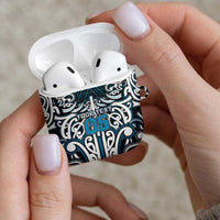 Custom Aotearoa Ngati Porou AirPods Case Maori Tribal Pattern Mix Poutama