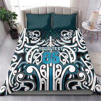 Custom Aotearoa Ngati Porou Bedding Set Maori Tribal Pattern Mix Poutama