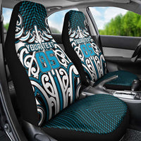 Custom Aotearoa Ngati Porou Car Seat Cover Maori Tribal Pattern Mix Poutama