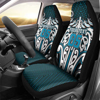 Custom Aotearoa Ngati Porou Car Seat Cover Maori Tribal Pattern Mix Poutama