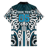 Custom Aotearoa Ngati Porou Hawaiian Shirt Maori Tribal Pattern Mix Poutama