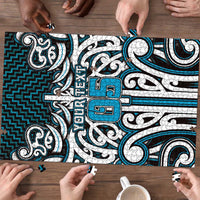 Custom Aotearoa Ngati Porou Puzzle Maori Tribal Pattern Mix Poutama