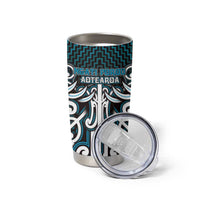 Custom Aotearoa Ngati Porou Tumbler Cup Maori Tribal Pattern Mix Poutama