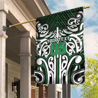 Custom Aotearoa Ngai Tahu Garden Flag Maori Tribal Pattern Mix Poutama