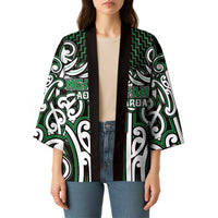 Custom Aotearoa Ngai Tahu Kimono Maori Tribal Pattern Mix Poutama LT05 - Polynesian Pride