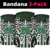 Custom Aotearoa Ngai Tahu Neck Gaiter Maori Tribal Pattern Mix Poutama