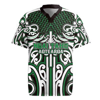 Custom Aotearoa Ngai Tahu Rugby Jersey Maori Tribal Pattern Mix Poutama