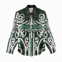 Custom Aotearoa Ngai Tahu Women Casual Shirt Maori Tribal Pattern Mix Poutama LT05 - Polynesian Pride