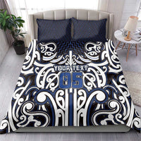 Custom Aotearoa Ngati Tuwharetoa Bedding Set Maori Tribal Pattern Mix Poutama