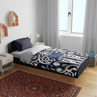 Custom Aotearoa Ngati Tuwharetoa Bedding Set Maori Tribal Pattern Mix Poutama