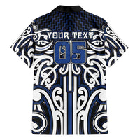 Custom Aotearoa Ngati Tuwharetoa Hawaiian Shirt Maori Tribal Pattern Mix Poutama