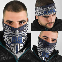 Custom Aotearoa Ngati Tuwharetoa Neck Gaiter Maori Tribal Pattern Mix Poutama