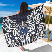 Custom Aotearoa Ngati Tuwharetoa Sarong Maori Tribal Pattern Mix Poutama