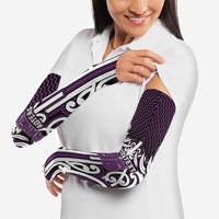 Custom Aotearoa Rangitane Arm Sleeves Maori Tribal Pattern Mix Poutama