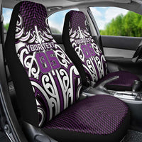 Custom Aotearoa Rangitane Car Seat Cover Maori Tribal Pattern Mix Poutama