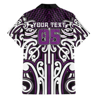 Custom Aotearoa Rangitane Family Matching Puletasi and Hawaiian Shirt Maori Tribal Pattern Mix Poutama LT05 - Polynesian Pride