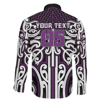 Custom Aotearoa Rangitane Family Matching Tank Maxi Dress and Hawaiian Shirt Maori Tribal Pattern Mix Poutama