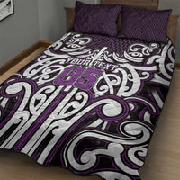Custom Aotearoa Rangitane Quilt Bed Set Maori Tribal Pattern Mix Poutama