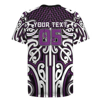 Custom Aotearoa Rangitane Rugby Jersey Maori Tribal Pattern Mix Poutama