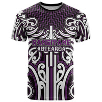 Custom Aotearoa Rangitane T Shirt Maori Tribal Pattern Mix Poutama