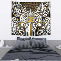 Custom Aotearoa Taranaki Tapestry Maori Tribal Pattern Mix Poutama