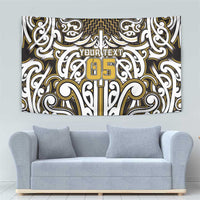 Custom Aotearoa Taranaki Tapestry Maori Tribal Pattern Mix Poutama