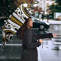 Custom Aotearoa Taranaki Umbrella Maori Tribal Pattern Mix Poutama