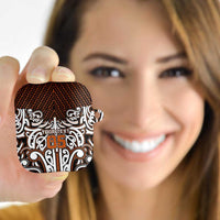 Custom Aotearoa Waikato AirPods Case Maori Tribal Pattern Mix Poutama