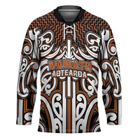 Custom Aotearoa Waikato Hockey Jersey Maori Tribal Pattern Mix Poutama