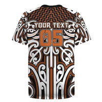 Custom Aotearoa Waikato Rugby Jersey Maori Tribal Pattern Mix Poutama LT05 - Polynesian Pride