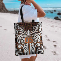 Custom Aotearoa Waikato Tote Bag Maori Tribal Pattern Mix Poutama