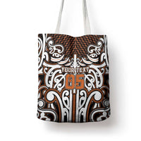 Custom Aotearoa Waikato Tote Bag Maori Tribal Pattern Mix Poutama