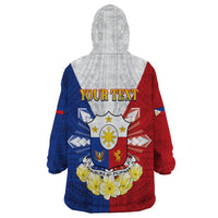 Personalised Philippines Independence Day Wearable Blanket Hoodie Maligayang Araw ng Kalayaan Filipino Carabao LT05 - Polynesian Pride