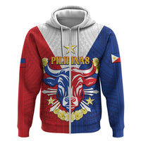 Personalised Philippines Independence Day Zip Hoodie Maligayang Araw ng Kalayaan Filipino Carabao