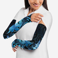 Matariki New Zealand Arm Sleeves Maori Pattern Blue Galaxy LT05 - Polynesian Pride