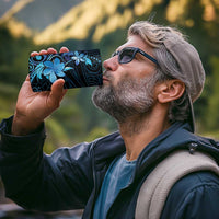 Matariki New Zealand 4 in 1 Can Cooler Tumbler Maori Pattern Blue Galaxy