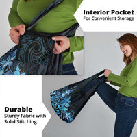 Matariki New Zealand Grocery Bag Maori Pattern Blue Galaxy LT05 - Polynesian Pride