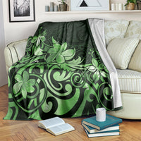 Matariki New Zealand Blanket Maori Pattern Green Galaxy