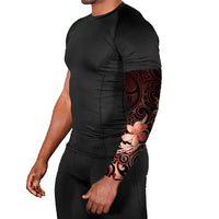 Matariki New Zealand Arm Sleeves Maori Pattern Red Galaxy LT05 - Polynesian Pride
