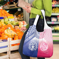 Northern Mariana Islands And Japan Together Grocery Bag