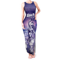 Aloha Hawaii Kauai Island Tank Maxi Dress Hula Till You Drop