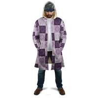 Lavender Manta Ray Hawaiian Quilt Motif Cloak